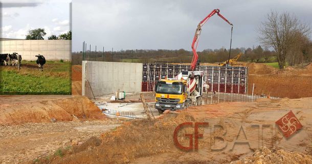 exemple d'une construction d'une fosse à lisier